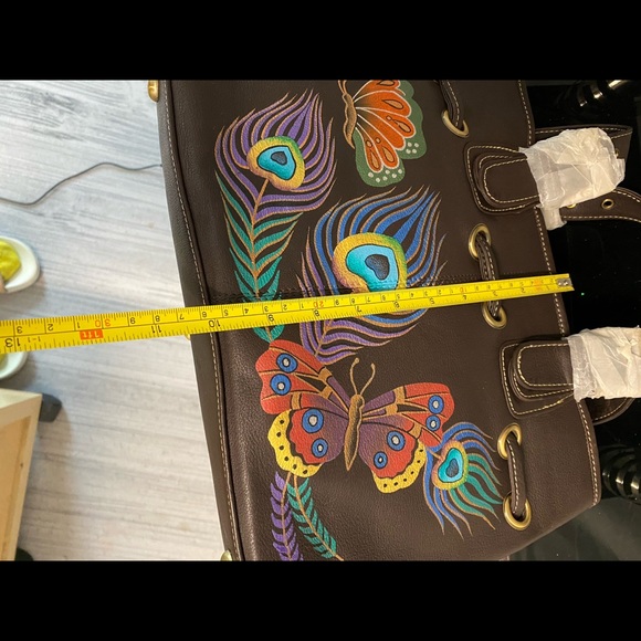 Anuschka Genuine leather hand-painted handbag - Picture 12 of 13